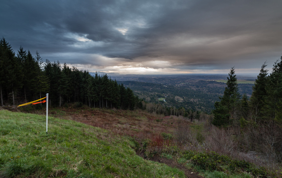 Stormy morning on Poo Poo Point